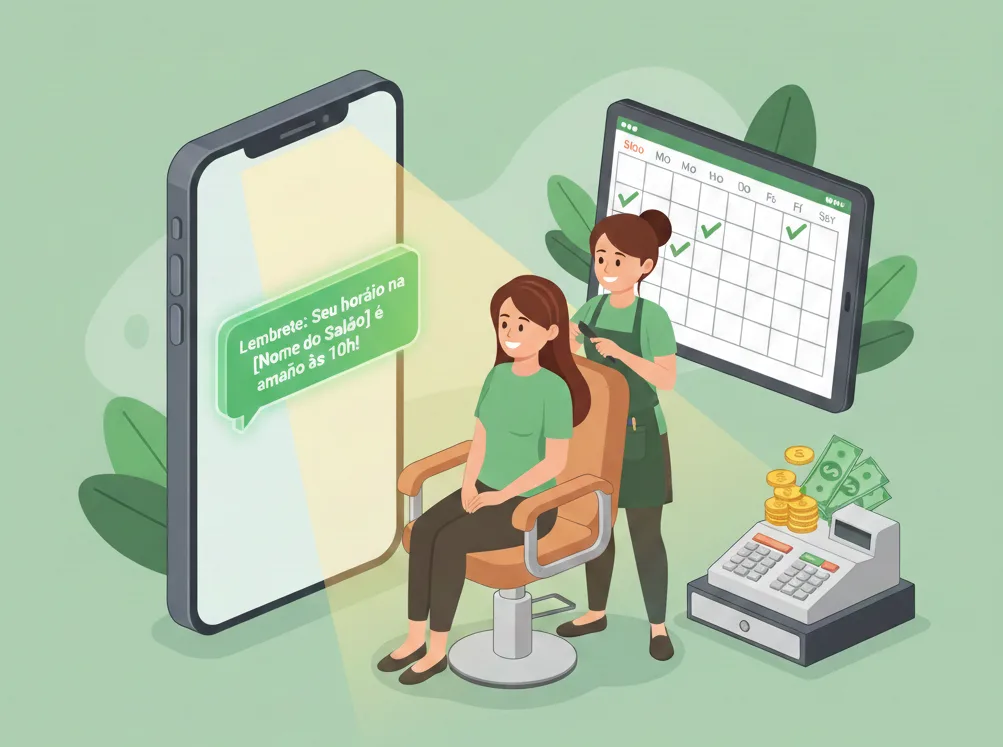 Como os lembretes automáticos salvam o faturamento do seu estúdio